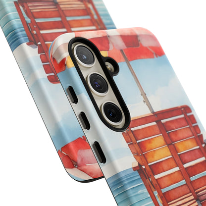 Beachfront Sunset Lounge Samsung Galaxy Case – Rearview Edition