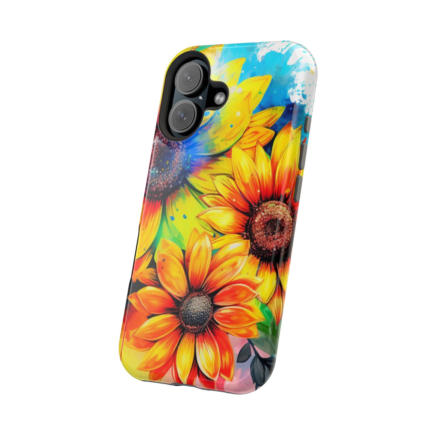 Vibrant Sunflower Splash - MagSafe iPhone Series Case