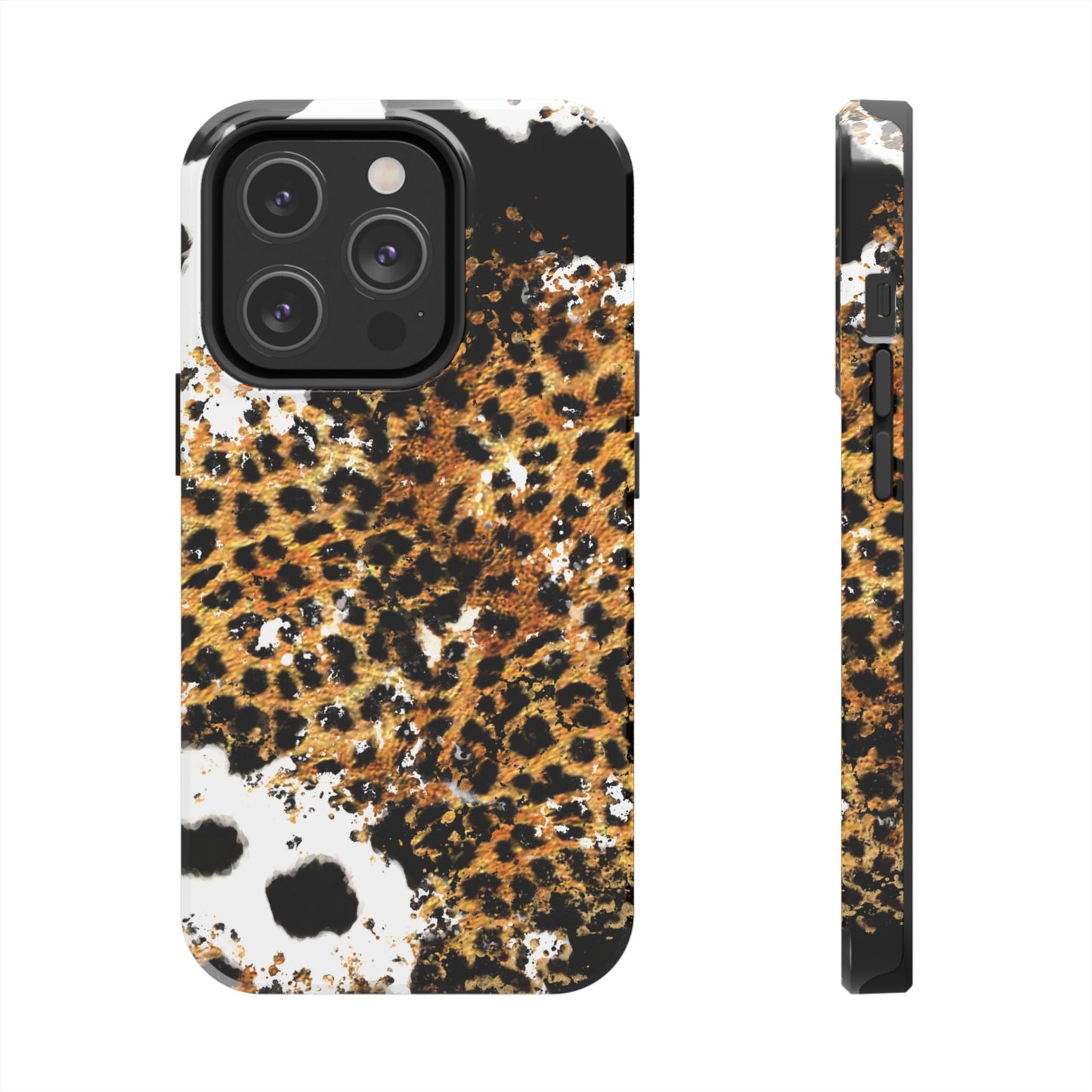 Bold Leopard Ink Splash - iPhone Series Case