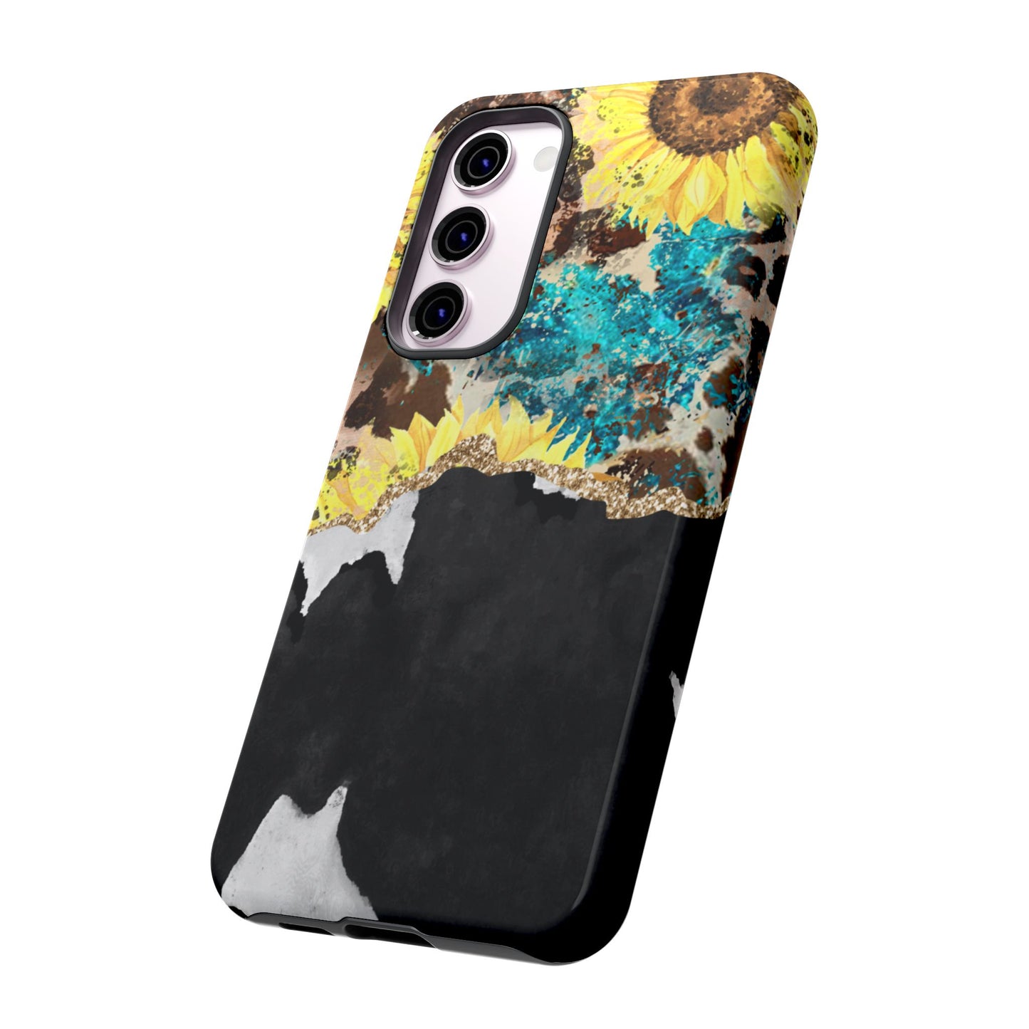 Rustic Sunflower Leopard Glam - Samsung Galaxy Series Case