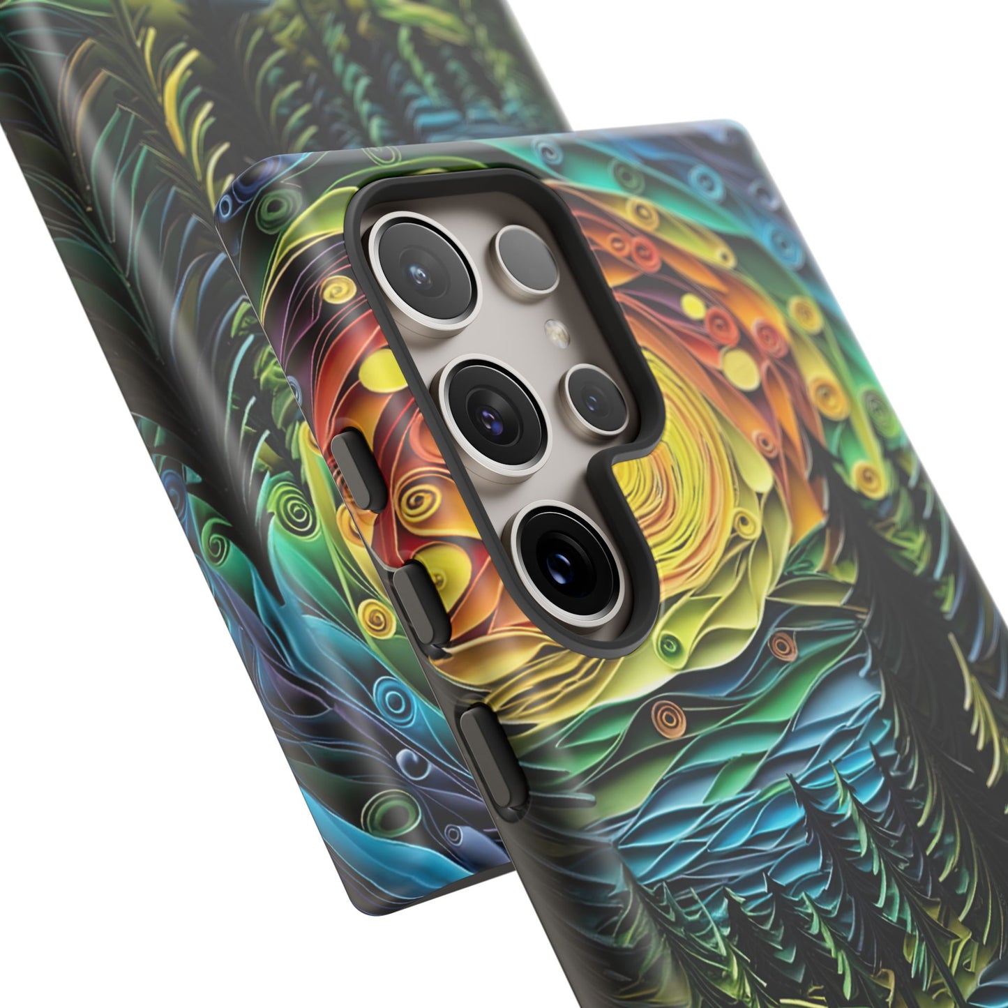 Radiant Forest Sunset Samsung Galaxy Case – Artistic Landscape Design