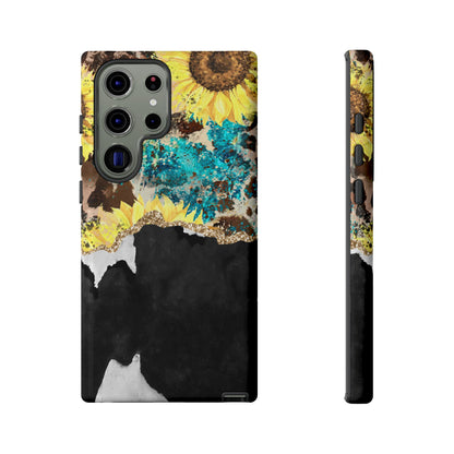 Rustic Sunflower Leopard Glam - Samsung Galaxy Series Case