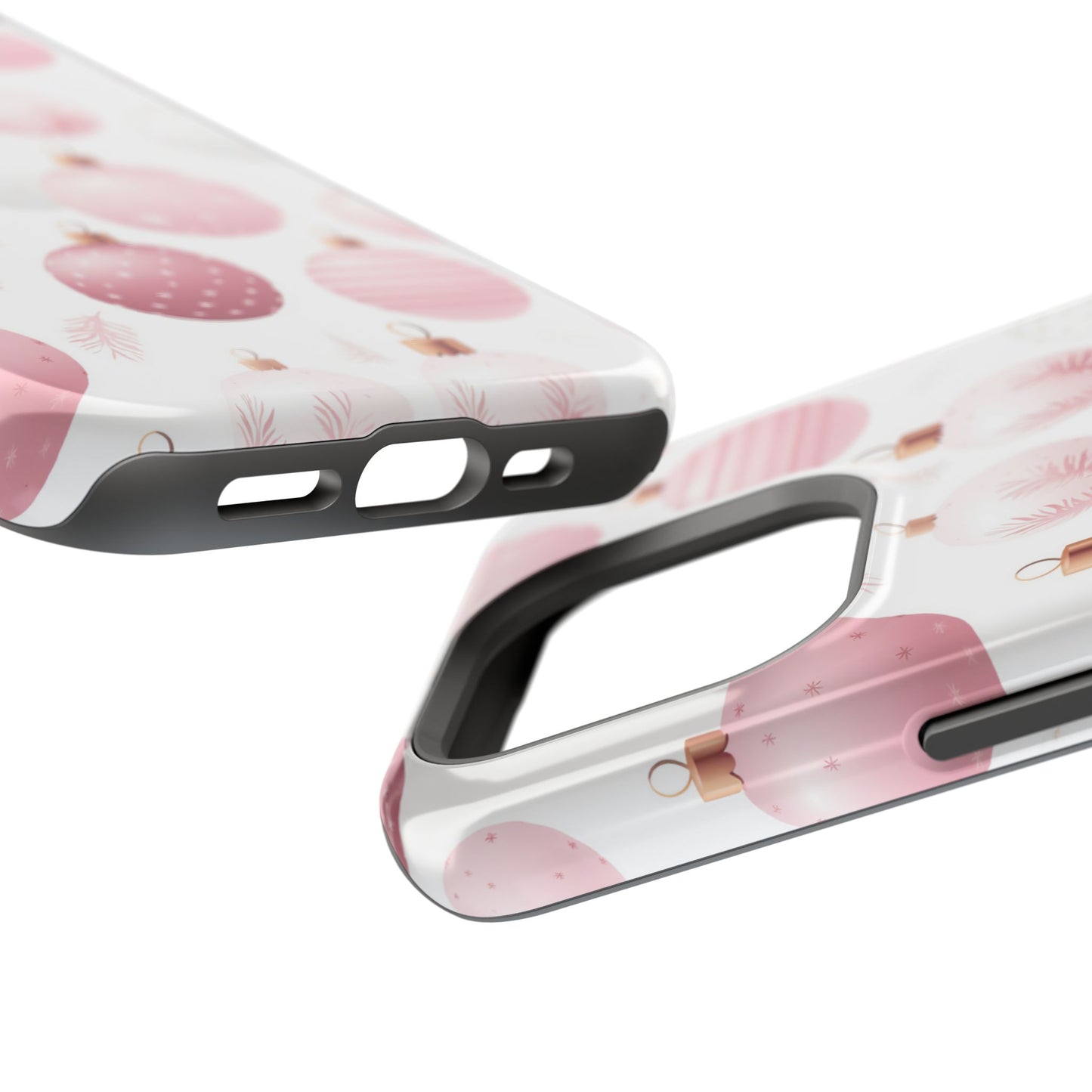 MagSafe iPhone Case: Merry in Pink – Christmas Balls