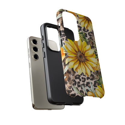 Leopard Sunflower Chic - Samsung Galaxy Series Case