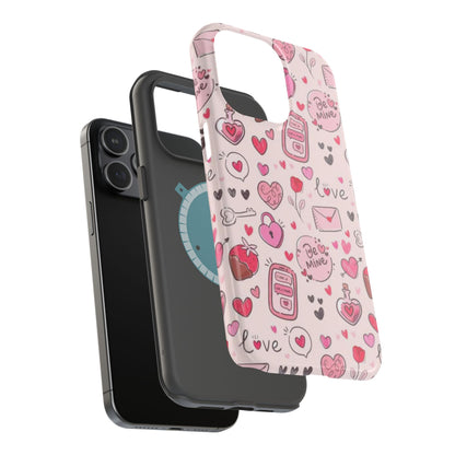 MagSafe Case: Playful Valentine's Day Icons Case