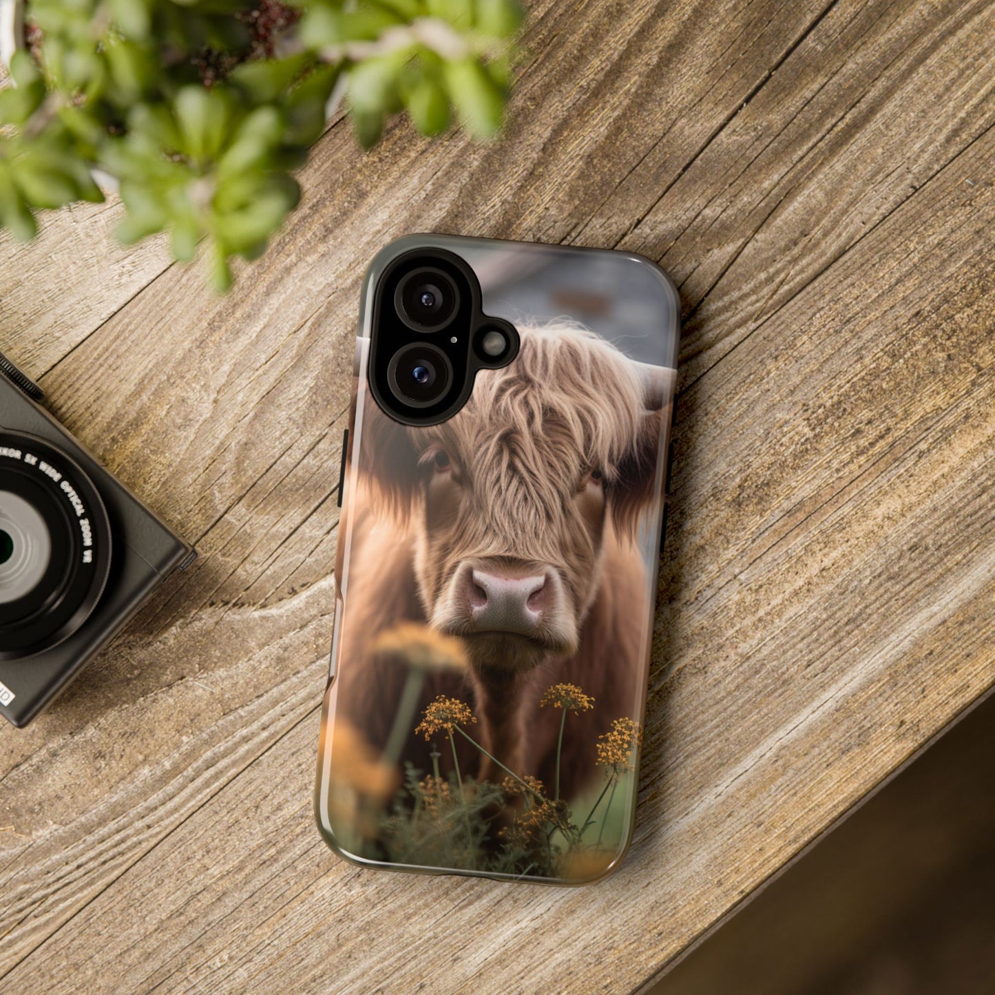 Highland Cow Phone Case | Custom Farmhouse | 10-foot Drop Protection