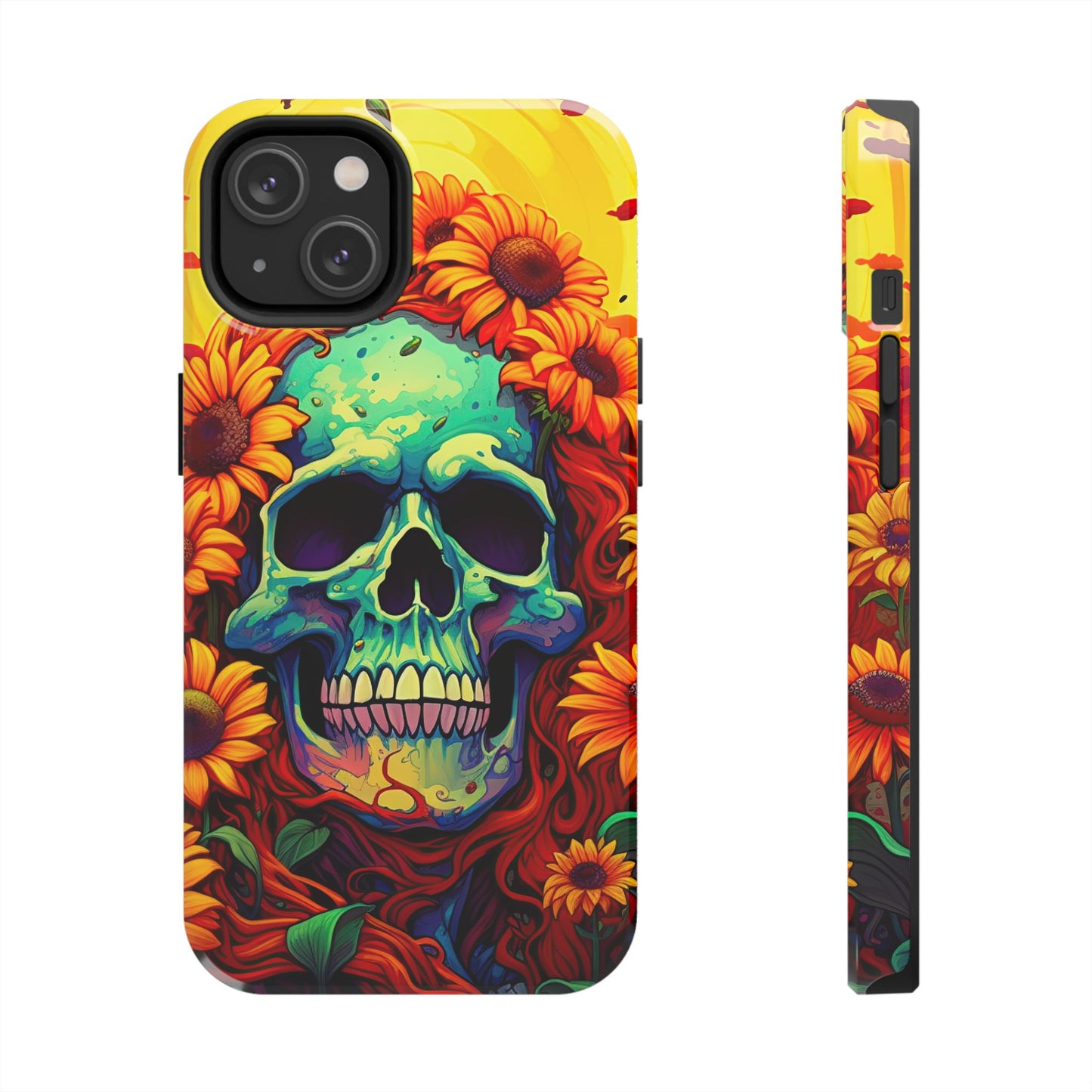 Sun Kissed Skull iPhone Case