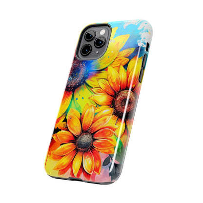 Vibrant Sunflower Splash - iPhone Series Case