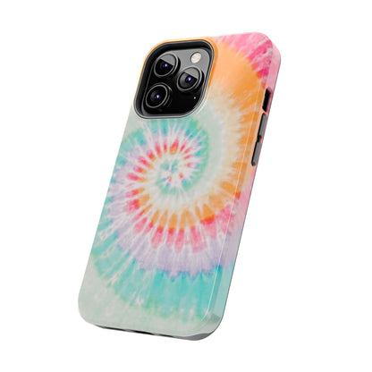 Pastel Swirl Tie-Dye iPhone Case – Soft & Minimalistic Style