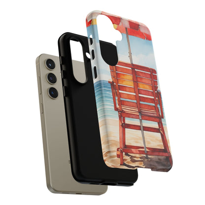 Beachfront Sunset Lounge Samsung Galaxy Case – Rearview Edition