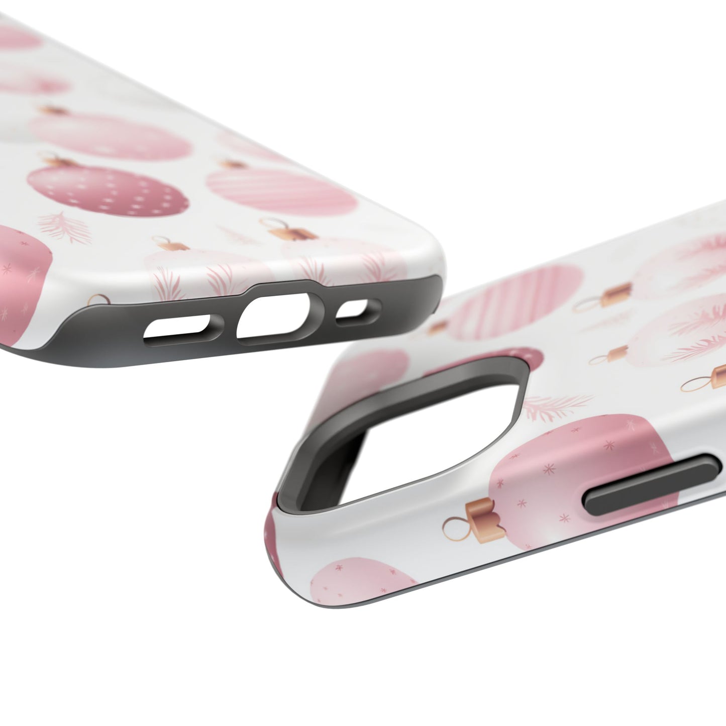 MagSafe iPhone Case: Merry in Pink – Christmas Balls