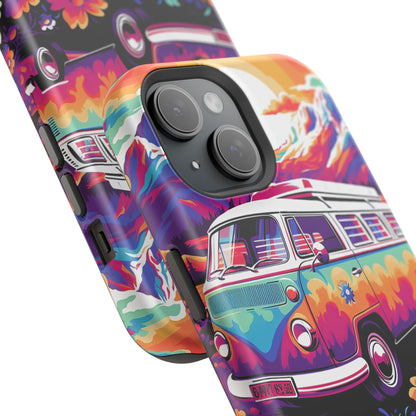 Groovy Floral Sunset Van – MagSafe iPhone Series Case