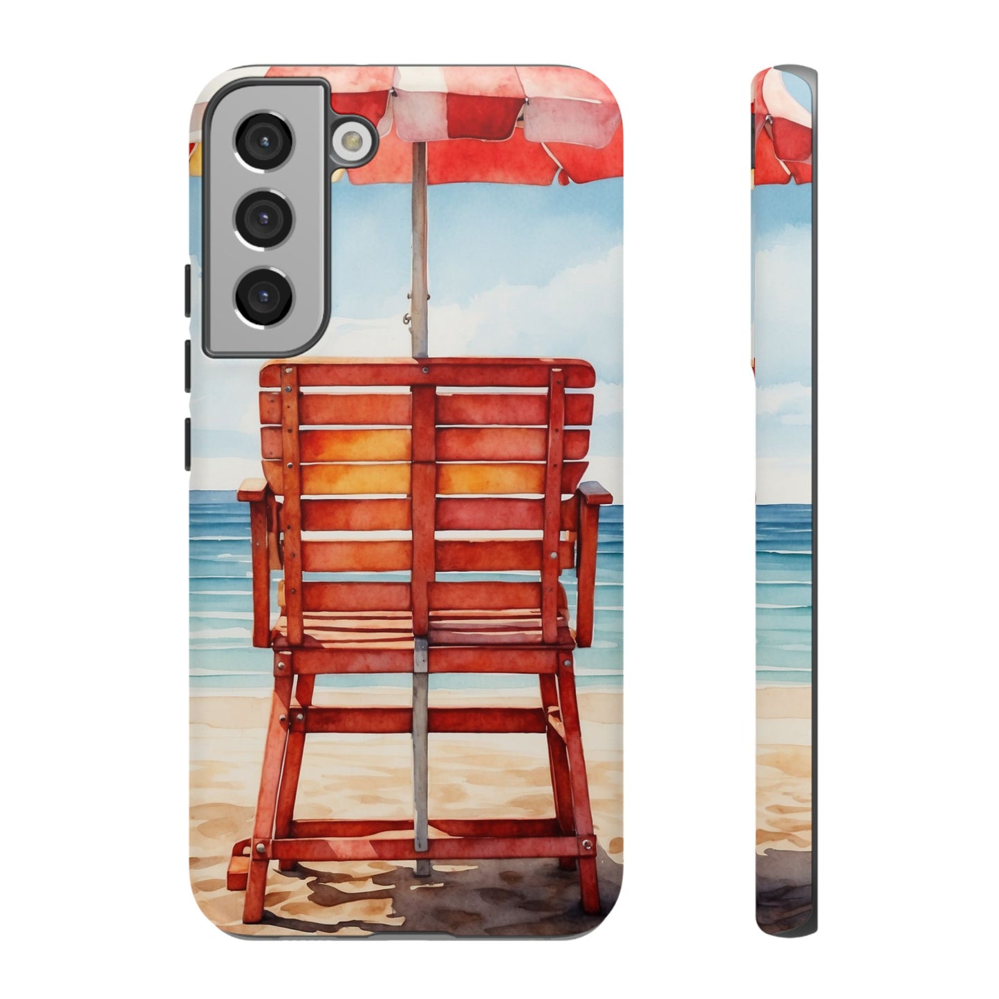 Beachfront Sunset Lounge Samsung Galaxy Case – Rearview Edition