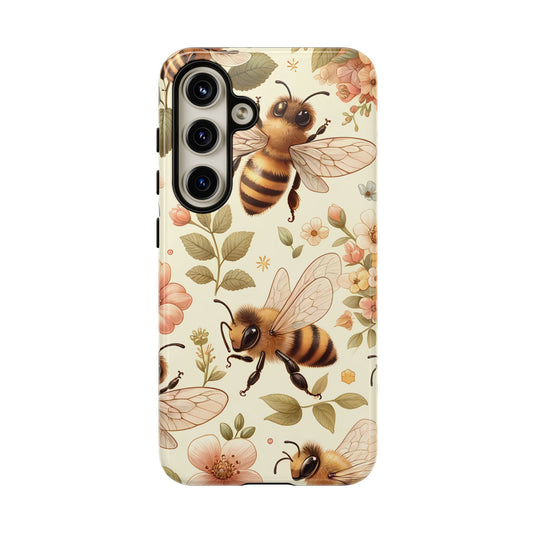 Blossom Buzz: Adorable Honey Bee Case