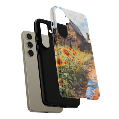 Sunflower iPhone Case  Rustic Farm Style