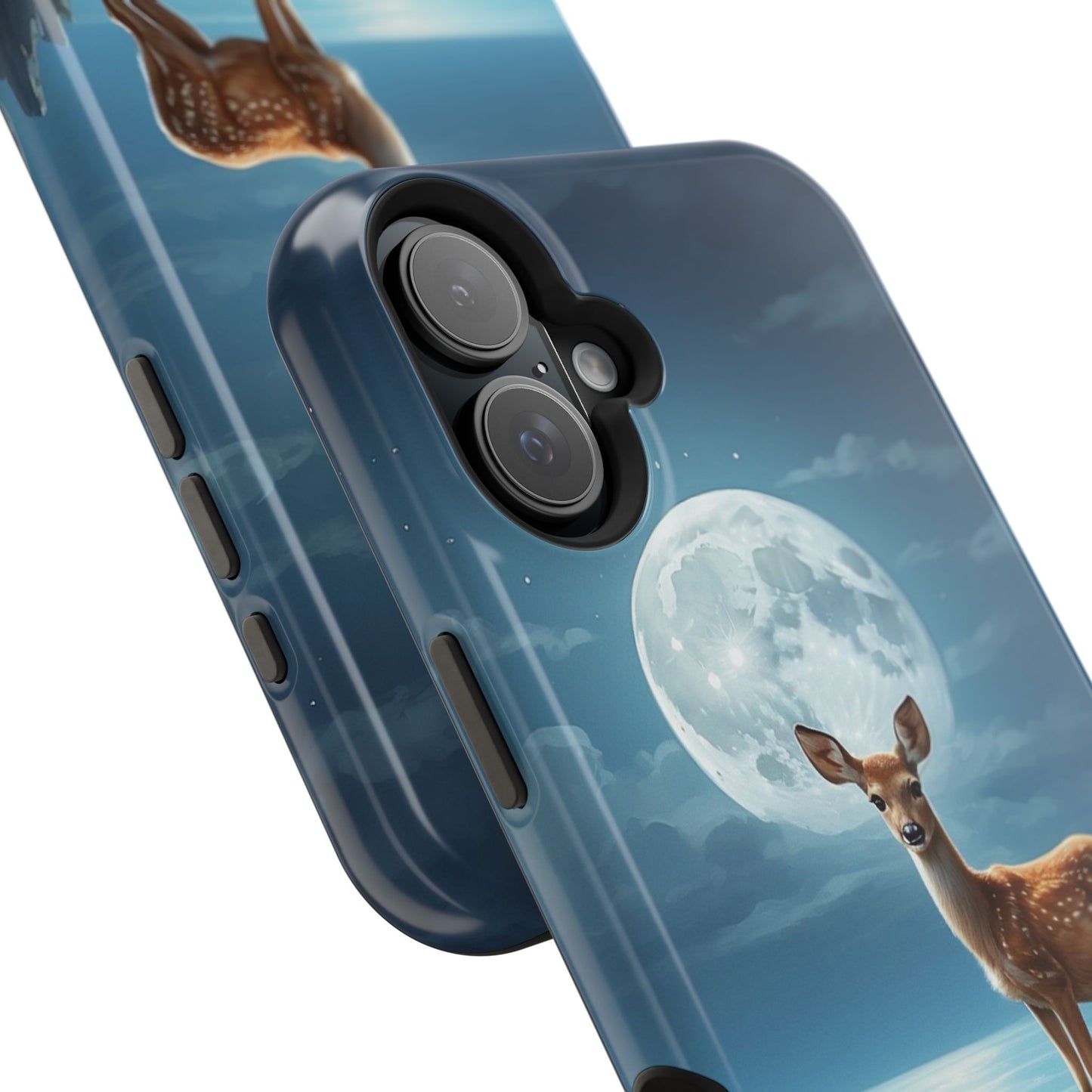 Enchanted Fawn Under the Moonlit Sky MagSafe iPhone Case