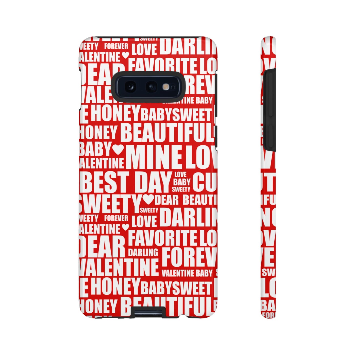 Valentine's Love Typography Samsung Galaxy Case