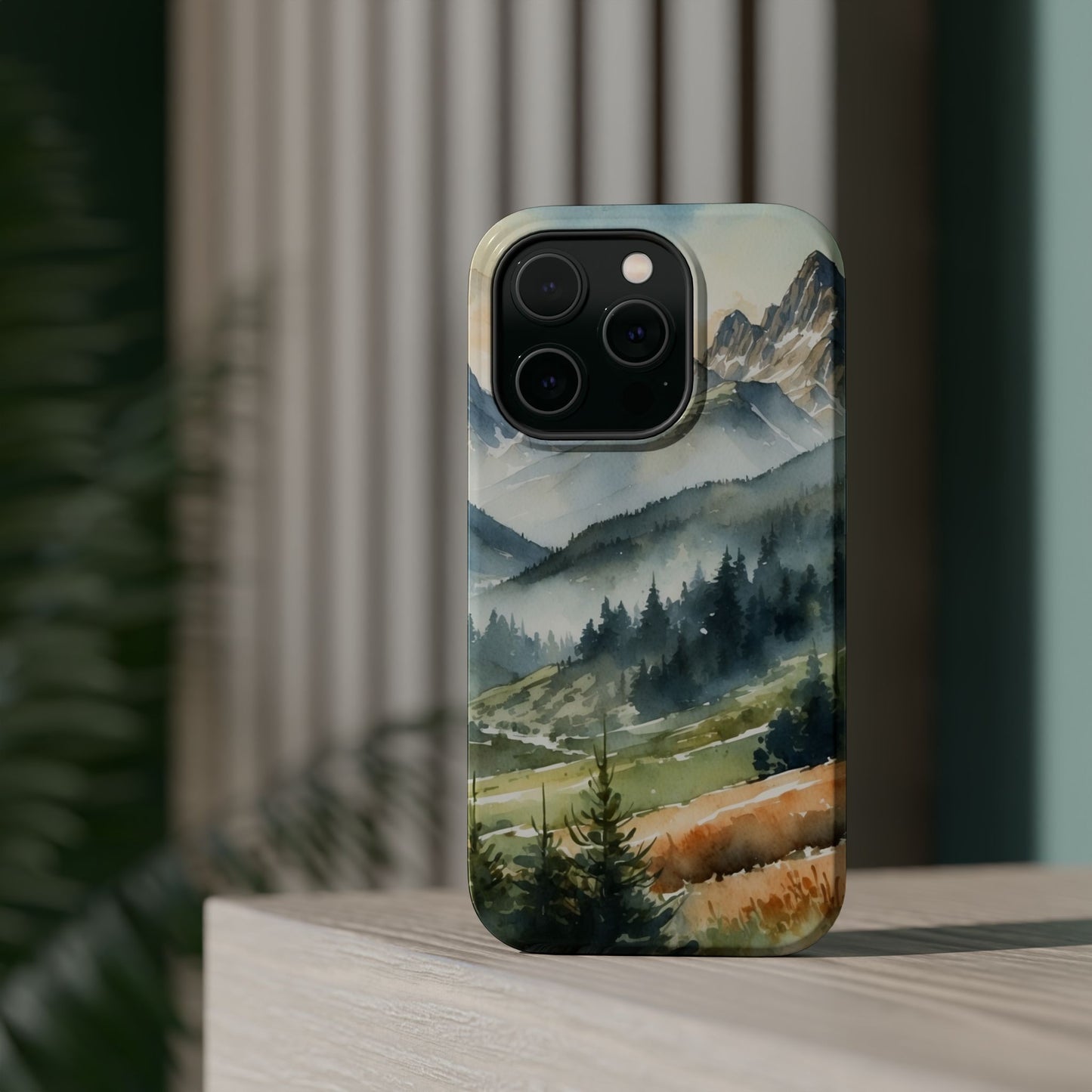 Serene Alpine Forest - MagSafe iPhone Case