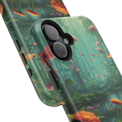 Enchanted Forest Dragonflies & Blossoms – MagSafe iPhone Series Case