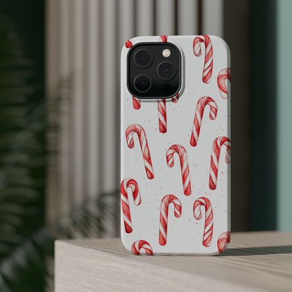 Candy Cane Christmas Pattern – MagSafe iPhone Series Case