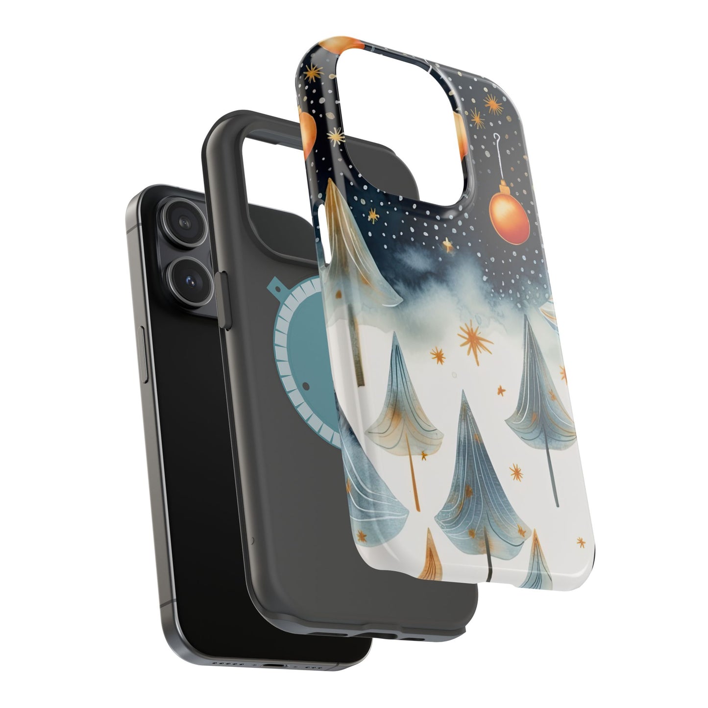 Winter Wonderland Gold Ornament – MagSafe iPhone Series Case