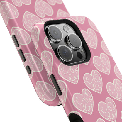 Soft Pink Hearts – MagSafe Case