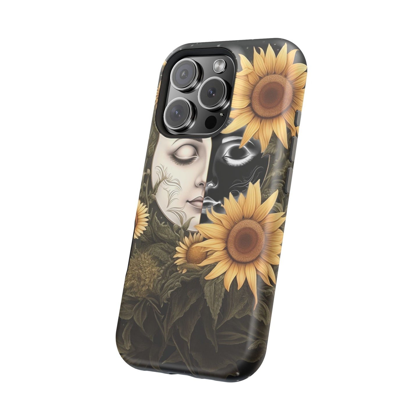 Sunflower Moon and Stars MagSafe Case – Ethereal Art