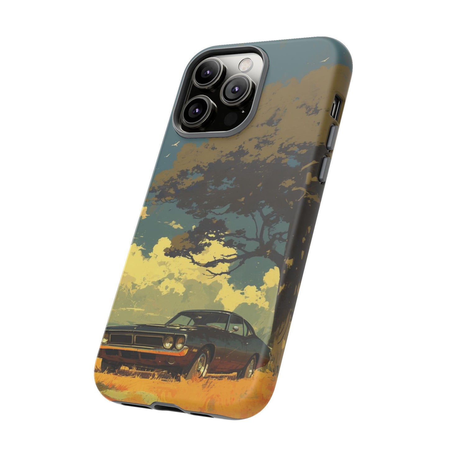 Retro Road Trip Vintage Car iPhone Case