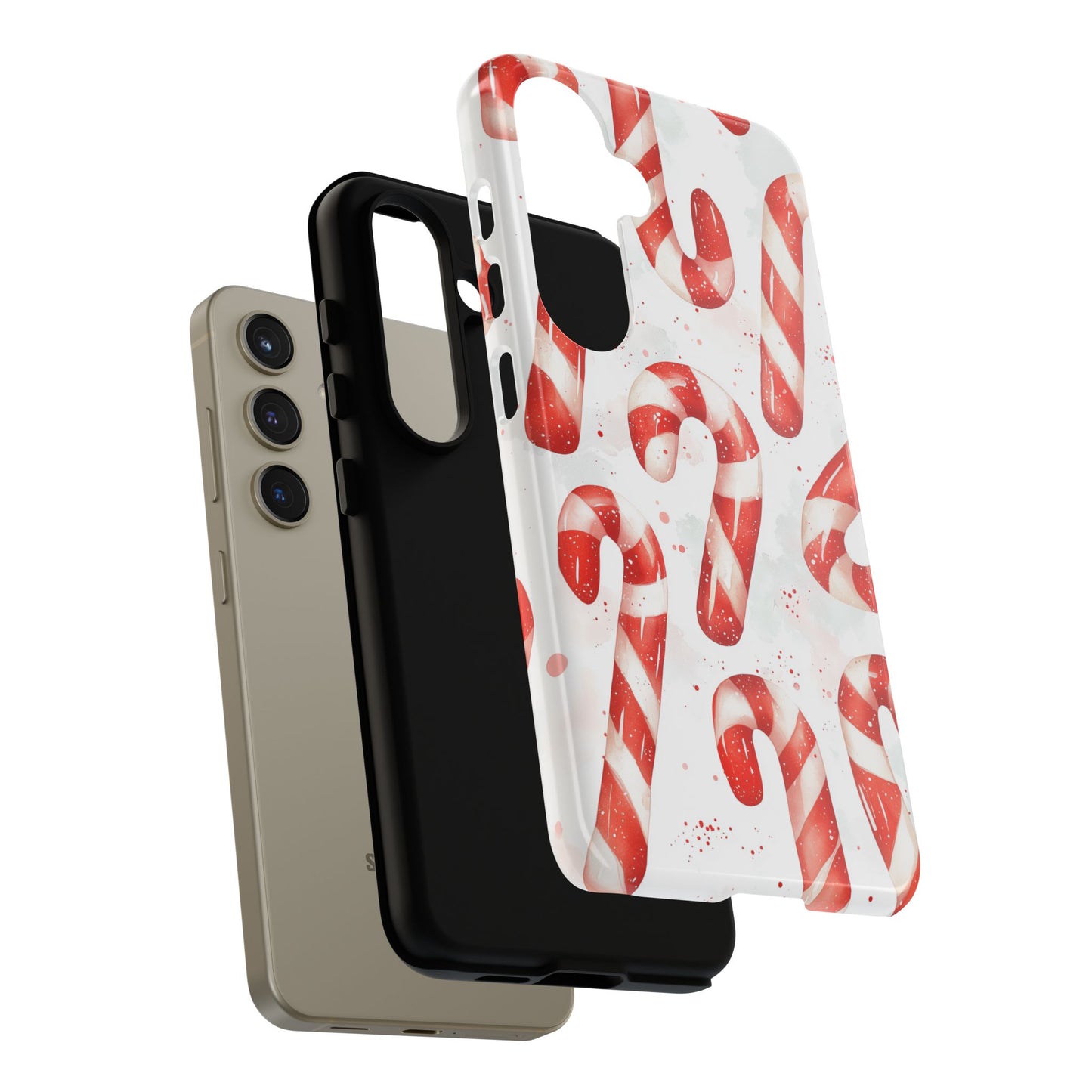 Festive Candy Cane Delight - Samsung Galaxy Series Case