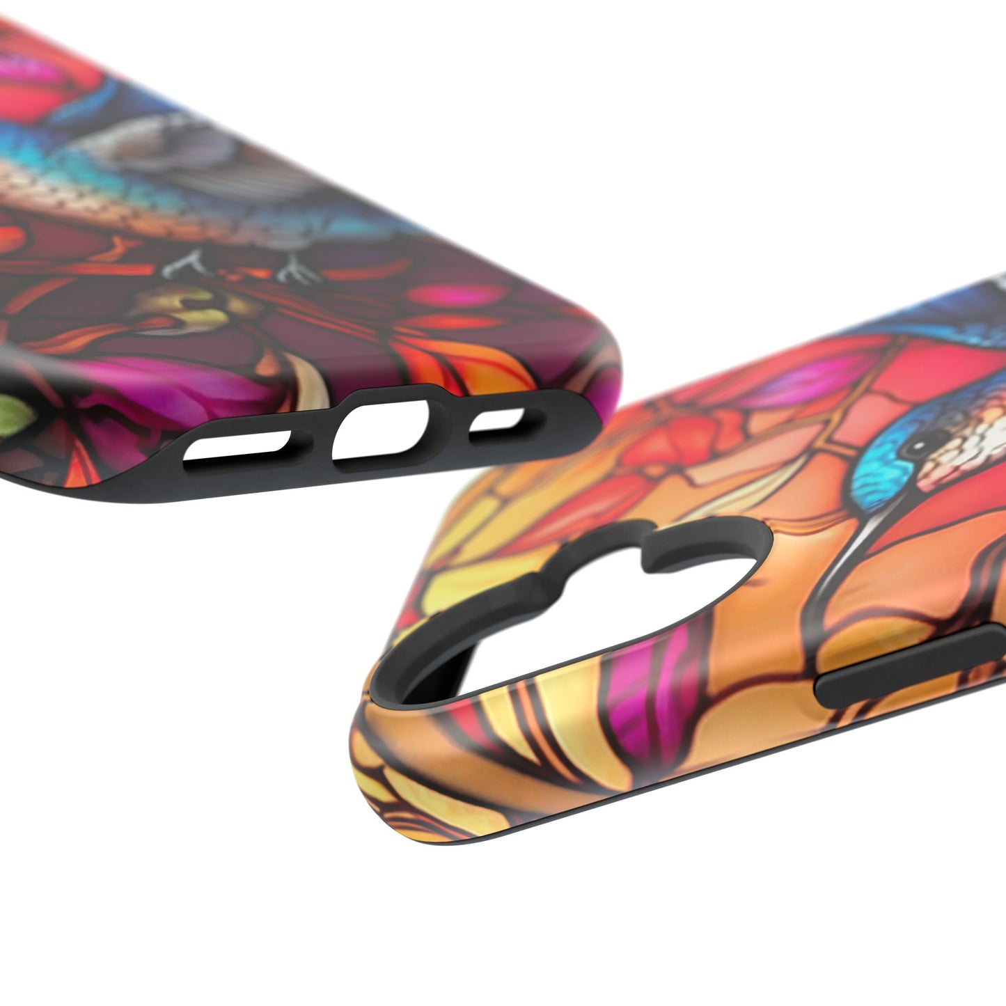 Radiant Multicolor Bird Artwork - MagSafe iPhone Case