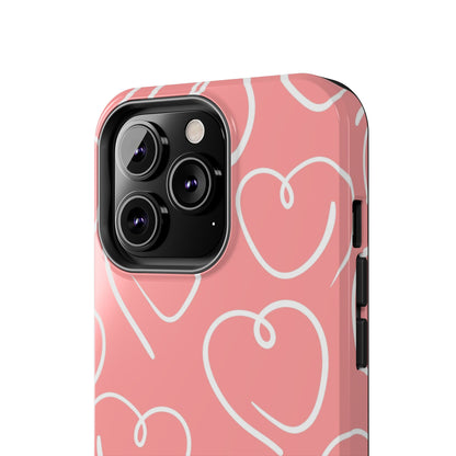 Happy Hearts iPhone Case