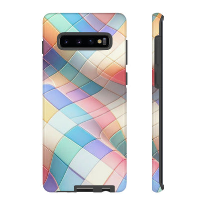 Pastel Prism Plaid iPhone Case