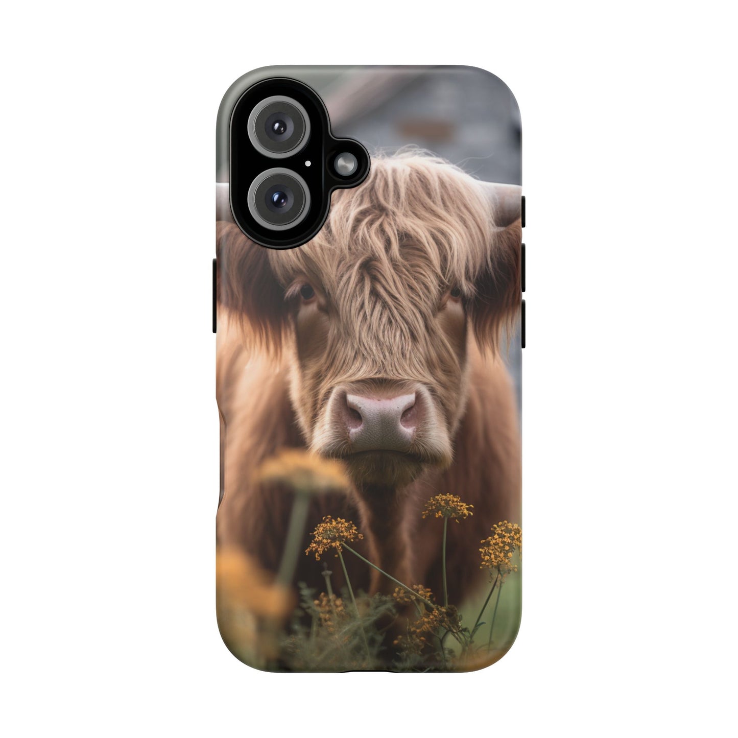 Highland Cow Phone Case | Custom Farmhouse | 10-foot Drop Protection