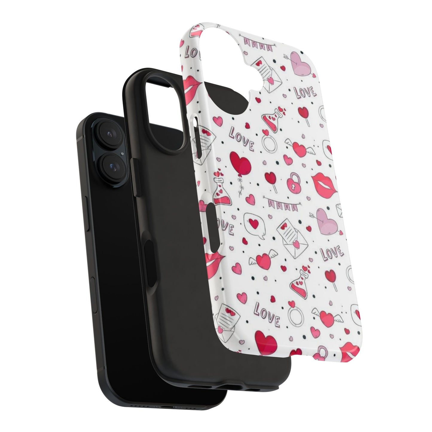 iPhone Case: Romantic Love-Inspired Icons Case