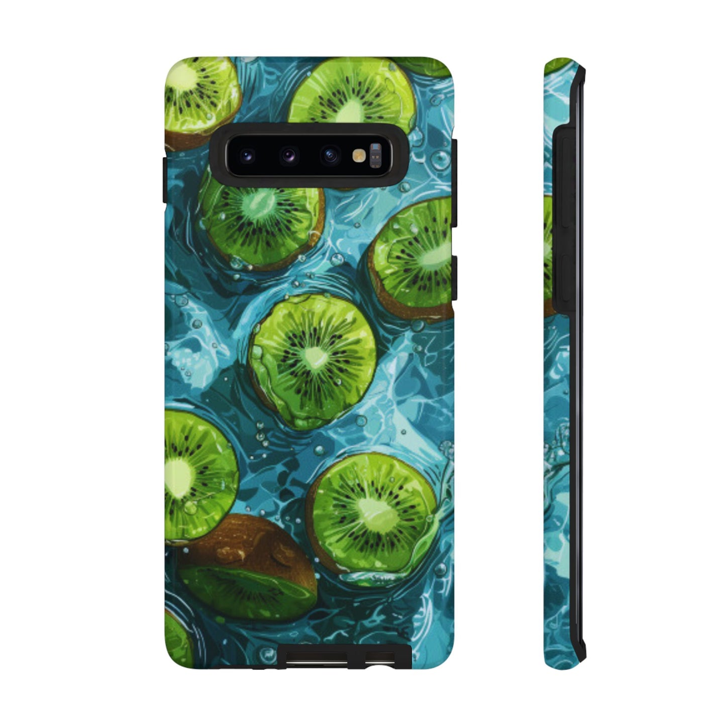 Tropical Kiwi Splash Samsung Galaxy  Case – Tough Dual-Layer, Vibrant Summer Design