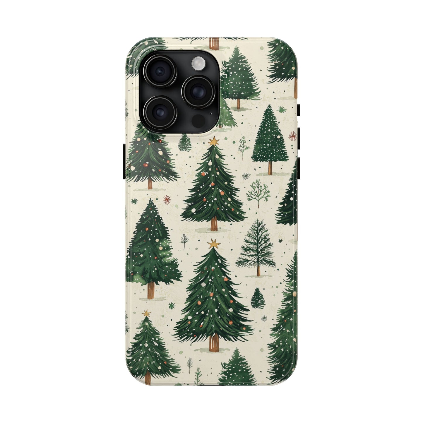 Festive Christmas Tree Forest Pattern – iPhone Series Case