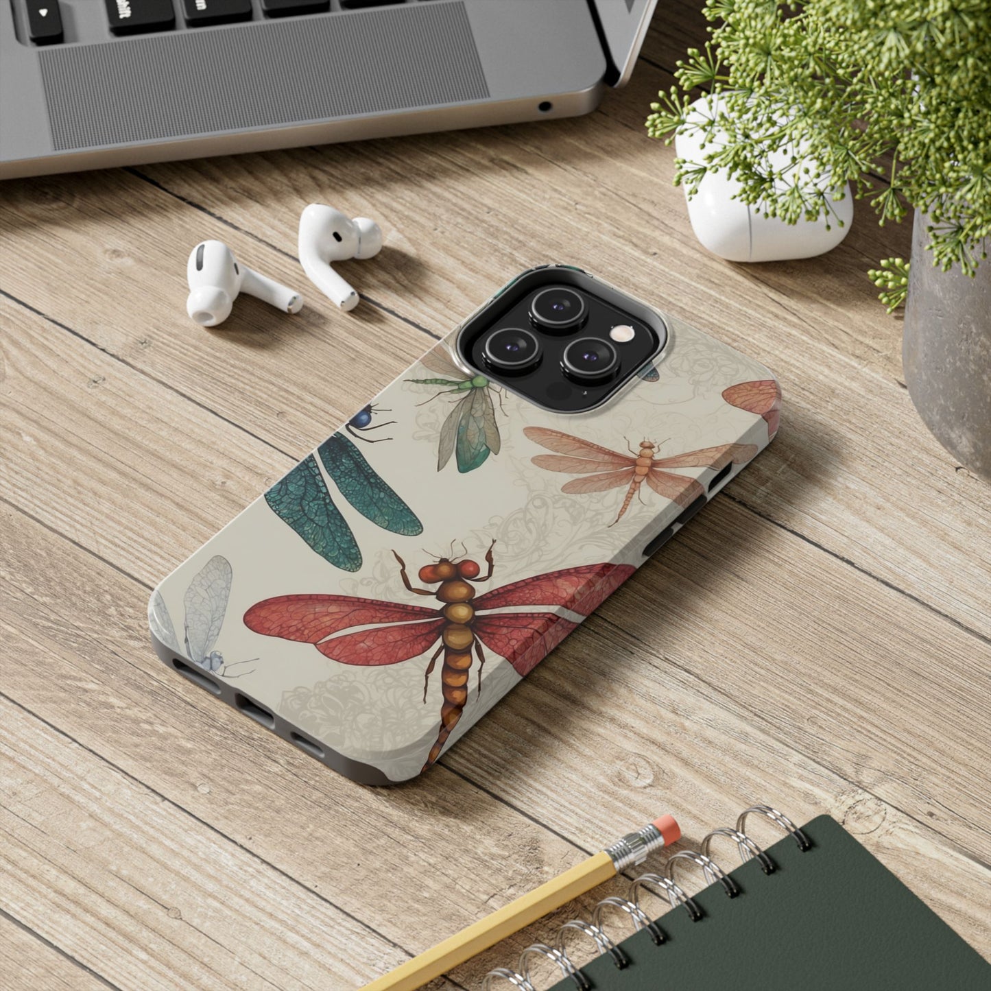 Vintage Dragonfly Garden – iPhone Series Case