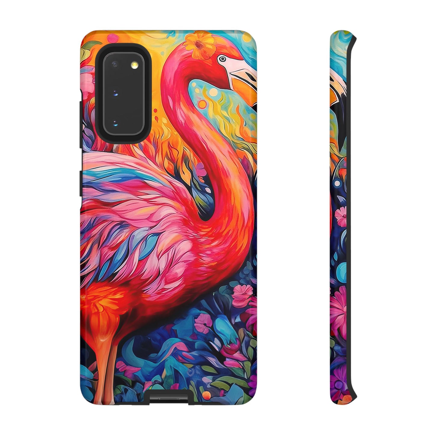 Flamingo Fiesta – Vibrant Flamingo Samsung Galaxy Phone Case