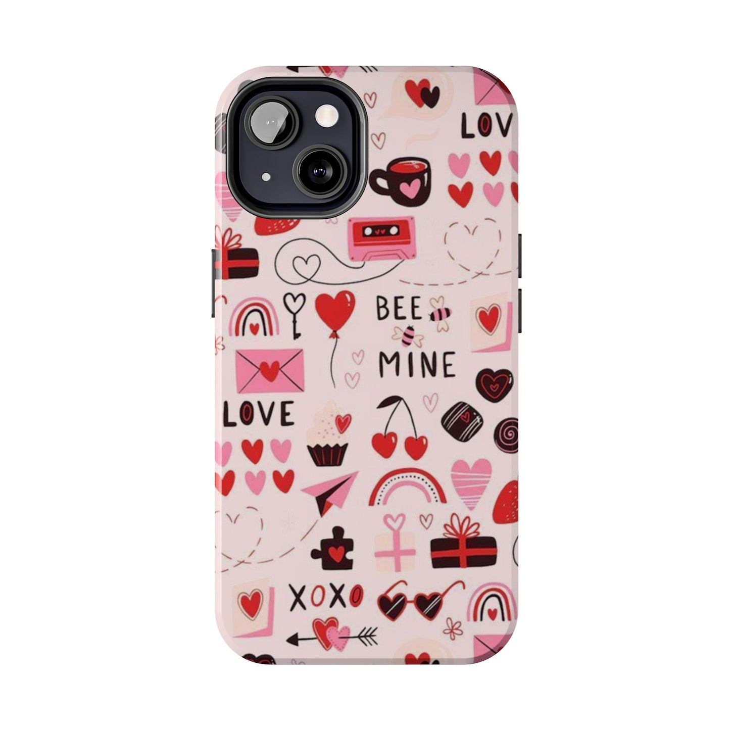 iPhone Case: Bee Mine Love Doodles