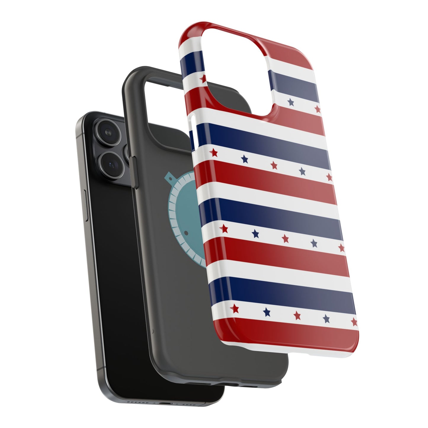 Patriotic Stars MagSafe iPhone Case