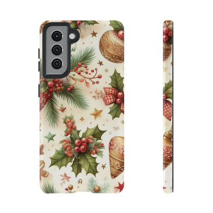 Classic Christmas Stocking & Ornaments Pattern – Samsung Galaxy Series Case