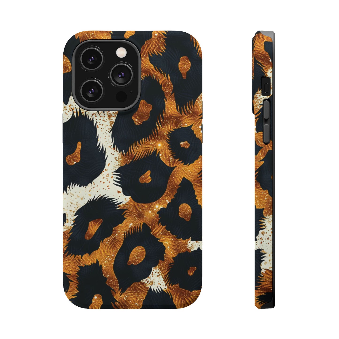 Safari Noir Gold Leopard iPhone Case