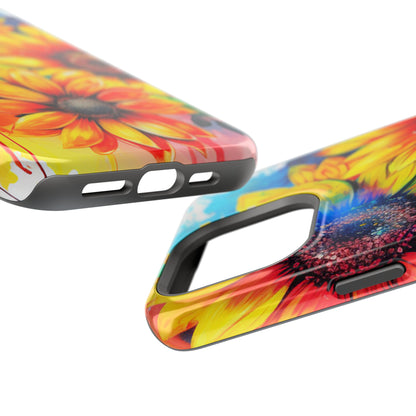 Vibrant Sunflower Splash - MagSafe iPhone Series Case