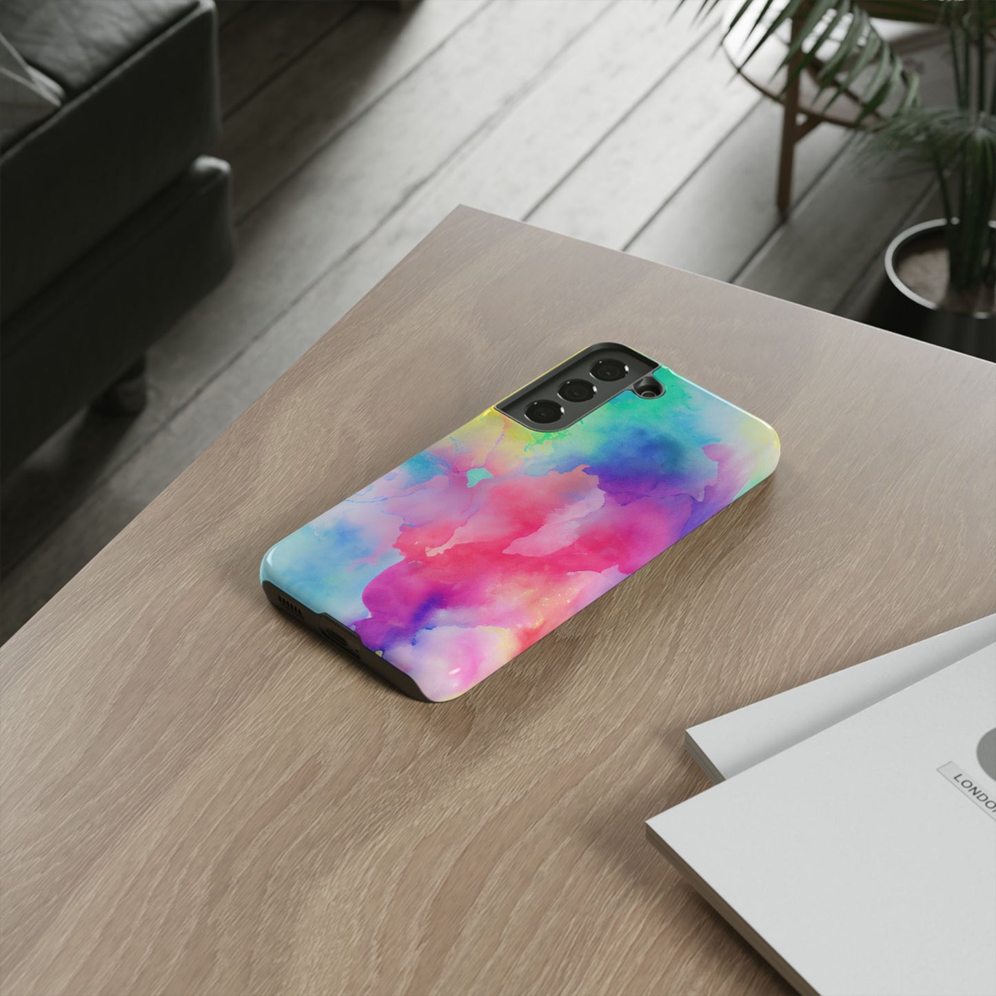 Pastel Watercolor Dream Samsung Galaxy Case – Slim Profile, Glossy Finish