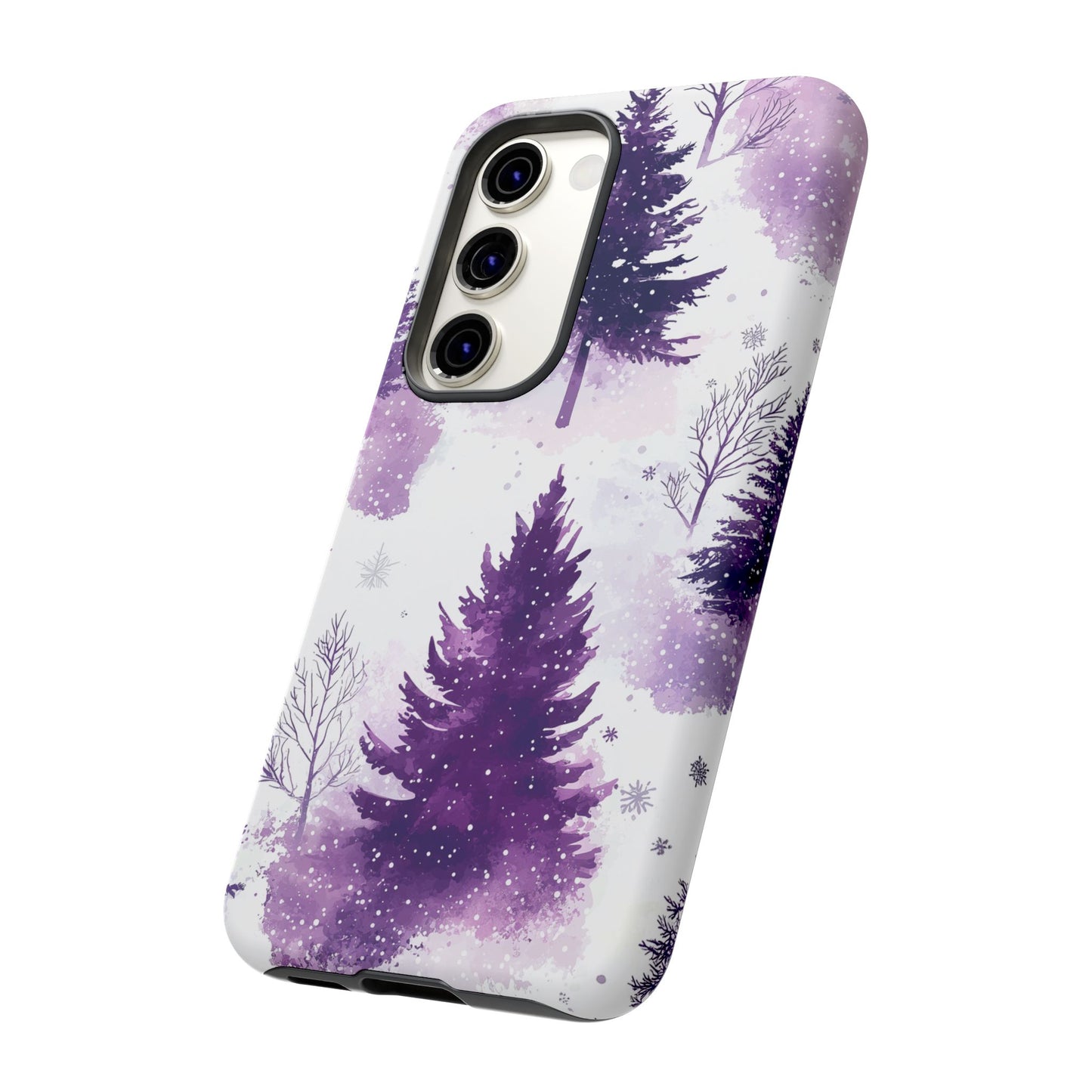 Purple Snowy Forest - Samsung Galaxy Series Case