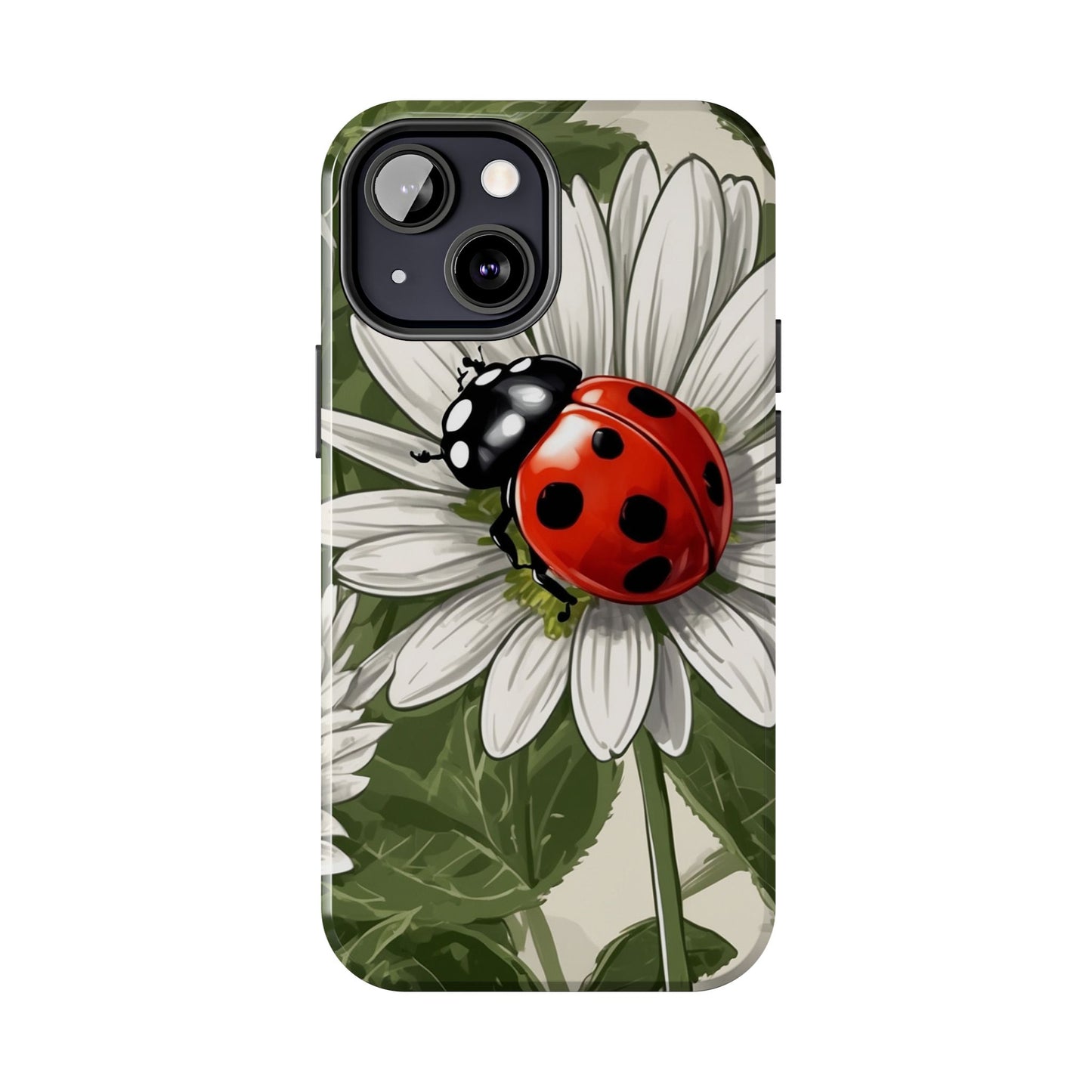 Ladybug & Daisy Garden Charm - iPhone Series Case