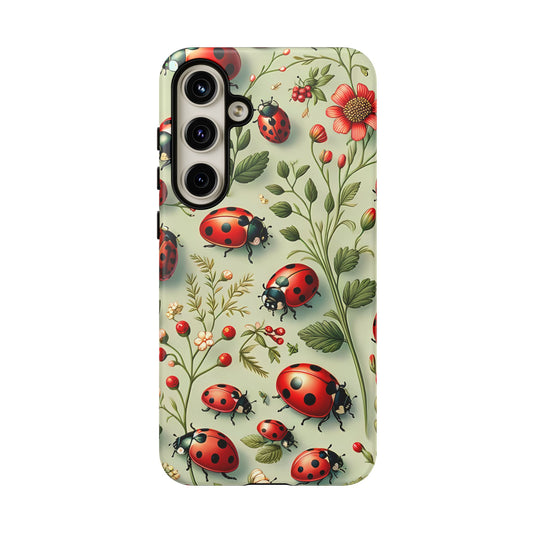 Ladybug Phone Case - Tough Dual Layer Protection - Perfect Gift For The Ladybug Lover In Your Life