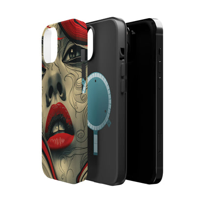 Bold Beauty Red Lips iPhone Case