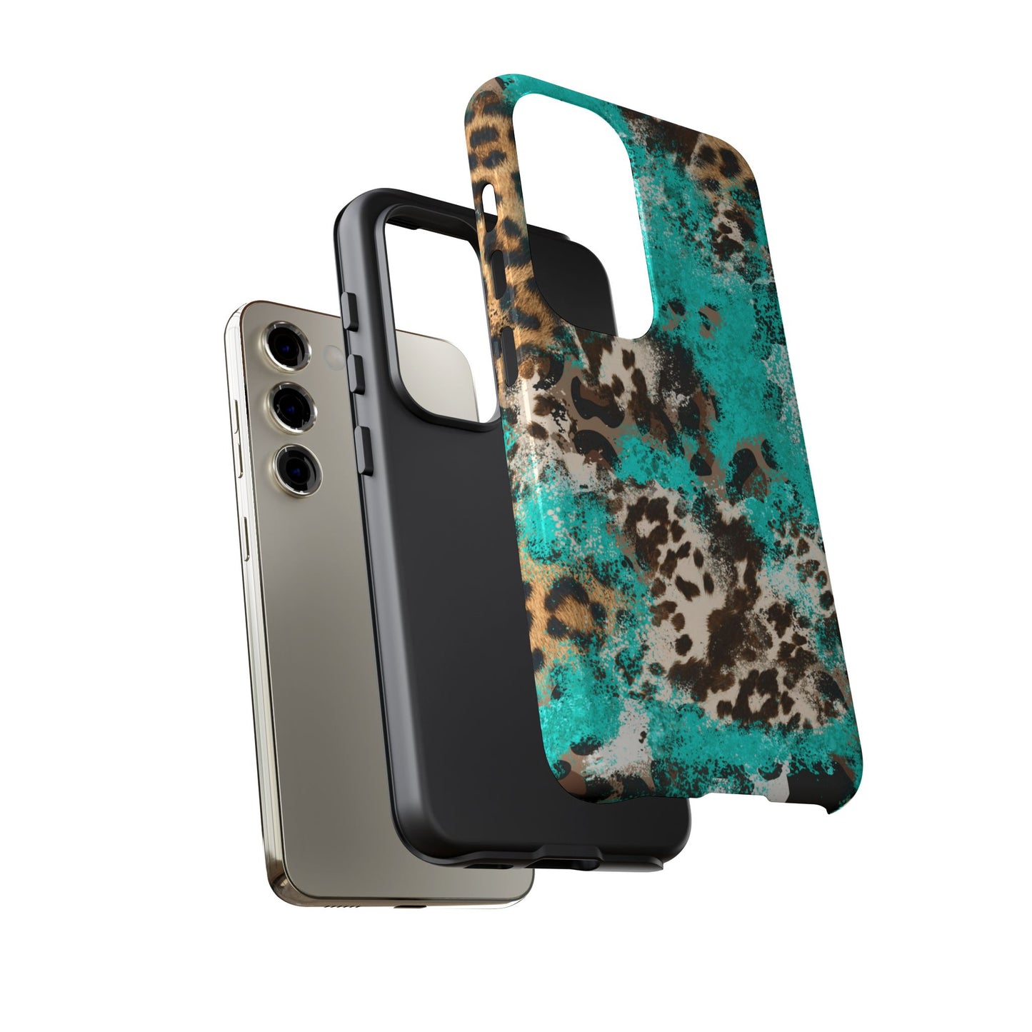 Aqua Splash Leopard - Samsung Galaxy Series Case