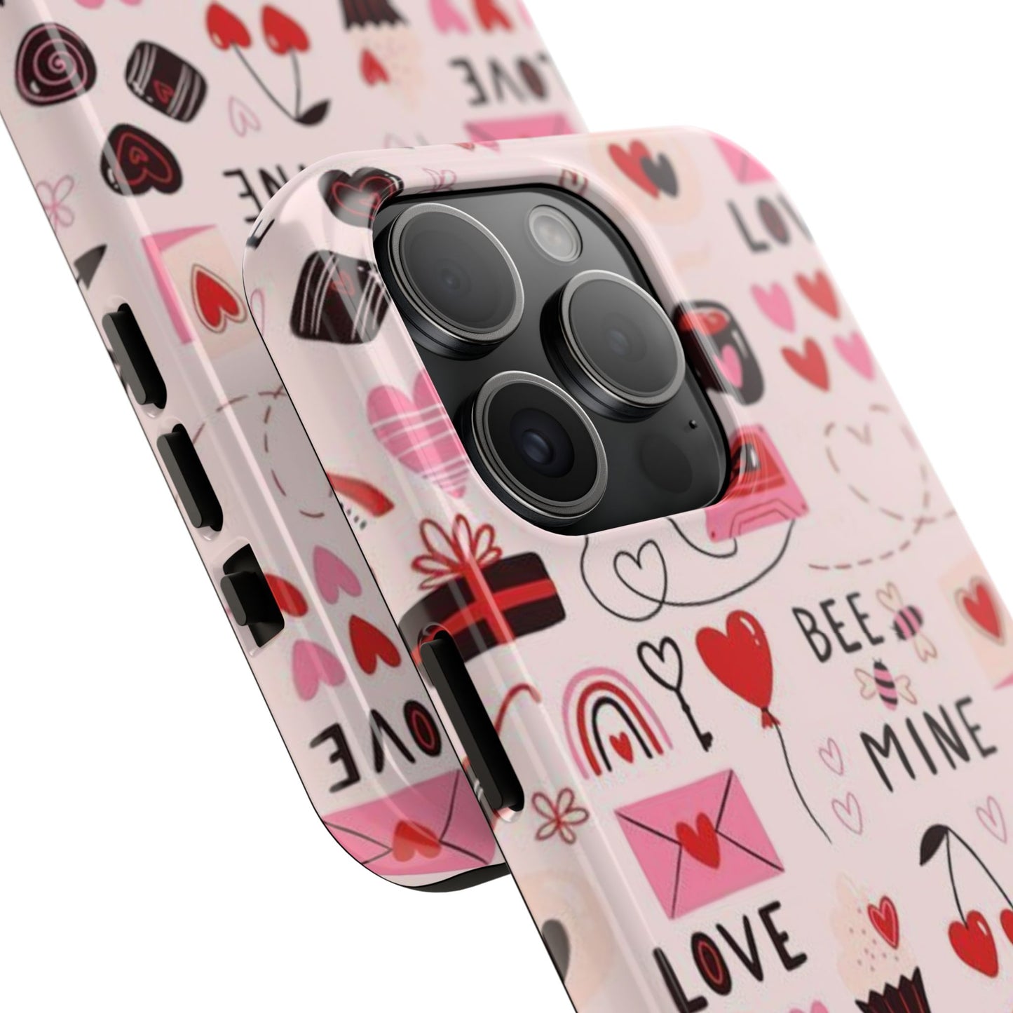 iPhone Case: Bee Mine Love Doodles